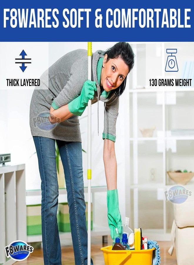 F8WARES قفازات F8WARES قابلة لإعادة الاستخدام بطول 15 بوصة، مصنوعة من النتريل المقاوم للأحماض والمواد الكيميائية، مثالية لغسل الأواني - قفازات مطاطية متينة لأعمال البستنة - قفازات يدوية للتنظيف - قفازات غسل الأطباق، مقاس كبير، عبوة من قطعة واحدة - Image 3